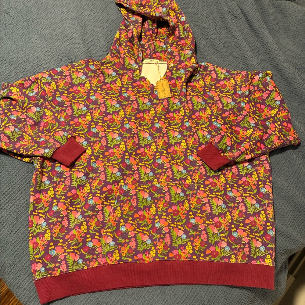 Floral Oversized Hoodie - Picture 3 of 8